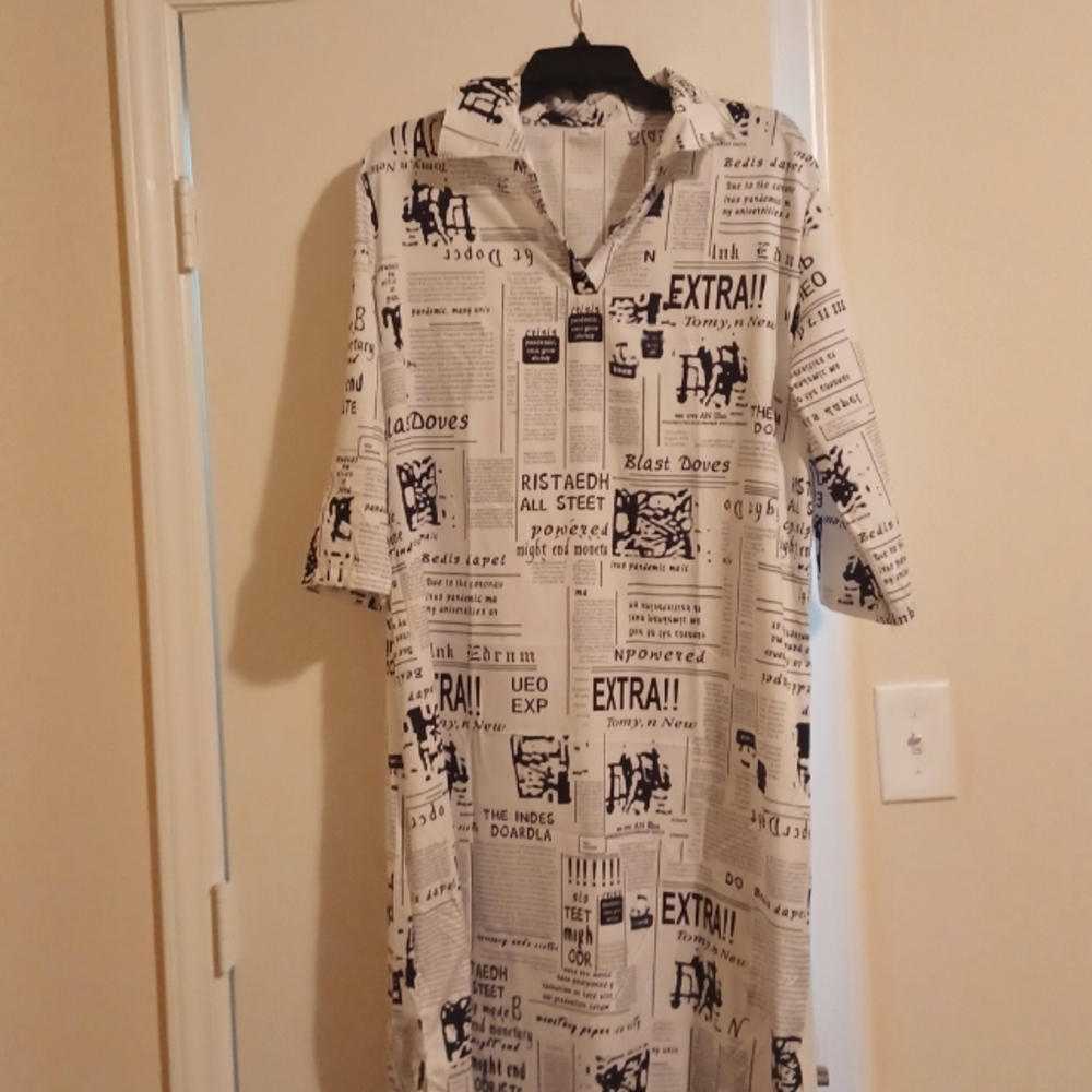 Newspaper dress